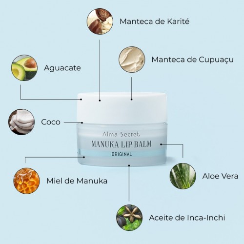 BÁLSAMO LABIAL REPARADOR ORIGINAL KARITÉ, INCA INCHI & MIEL DE MANUKA