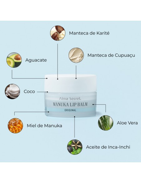 BÁLSAMO LABIAL REPARADOR ORIGINAL KARITÉ, INCA INCHI & MIEL DE MANUKA