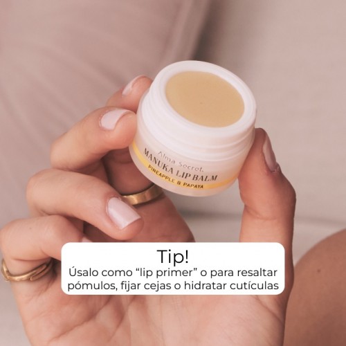 BÁLSAMO LABIAL REPARADOR PIÑA Y PAPAYA KARITÉ, INCA INCHI & MIEL DE MANUKA