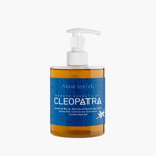 GEL DE BAÑO CLEOPATRA CON LECHE DE BURRA, SÁNDALO & VAINILLA