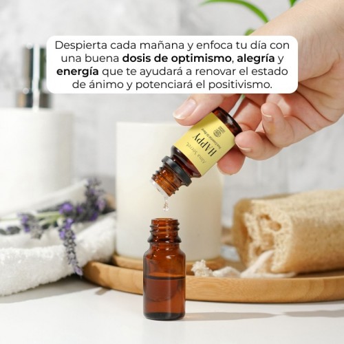 HAPPY - SINERGIA DE ACEITES ESENCIALES OPTIMISTA Y MOTIVACIONAL