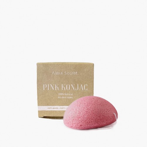 Facial Cleansing Sponge Pink Konjac