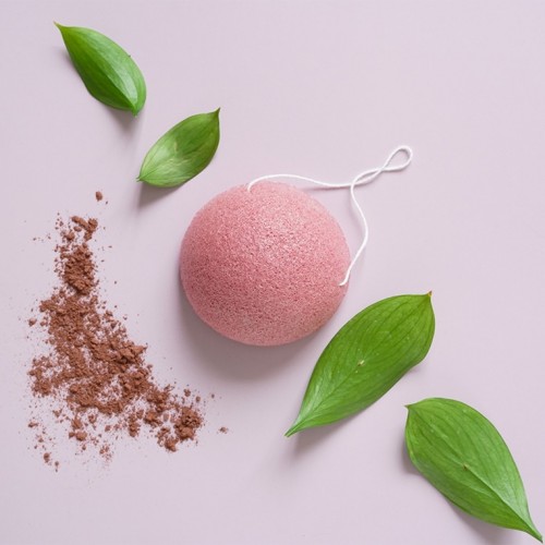 Facial Cleansing Sponge Pink Konjac