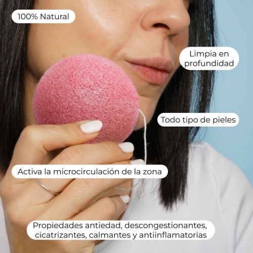 ESPONJA LIMPIADORA PINK KONJAC