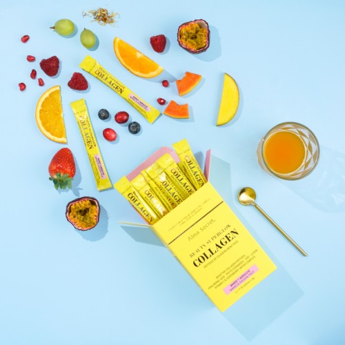 COLÁGENO EN POLVO SABOR MANGO Y MARACUYÁ