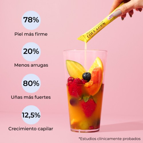 COLÁGENO EN POLVO SABOR MANGO Y MARACUYÁ