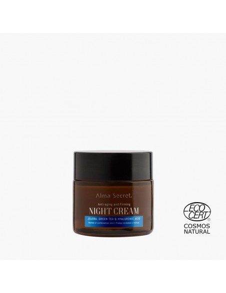 MULTI-REPARADORA DE NOCHE ANTIEDAD CON JOJOBA, TÉ VERDE & ÁCIDO HIALURÓNICO