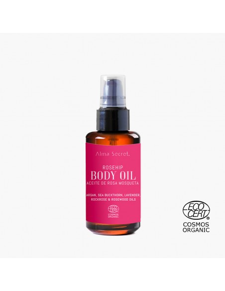 ACEITE REGENERADOR DE CICATRICES CON ROSA MOSQUETA. ECOCERT COSMOS ORGANIC.
