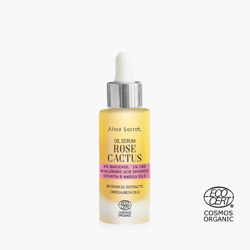 aceite facial rose cactus con bakuchiol