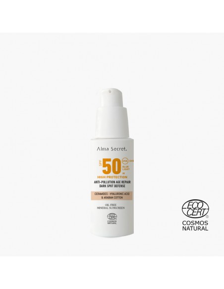 CREMA FACIAL CON COLOR CON ALTA PROTECCIÓN SOLAR SPF 50